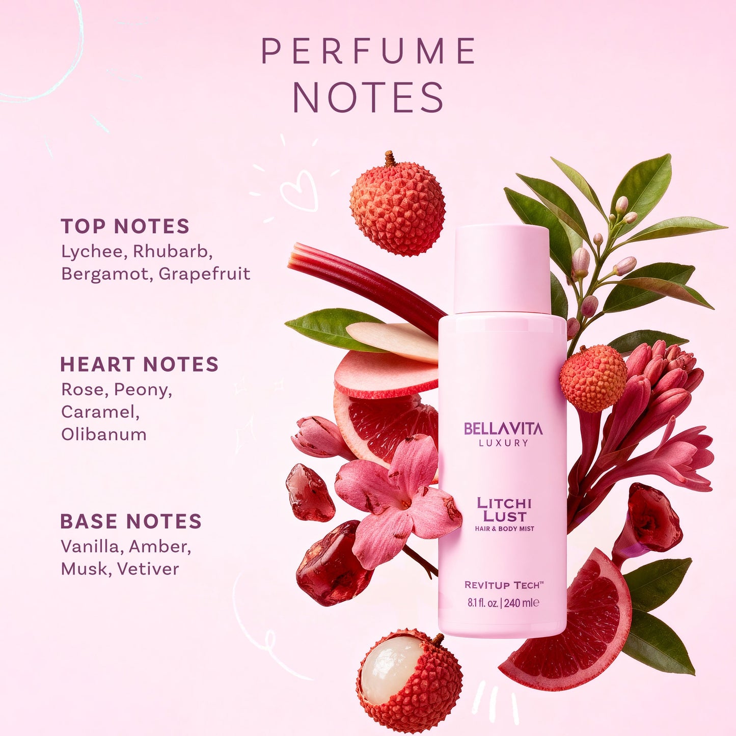 Bellavita Luxury - Litchi Lust - 240 ML