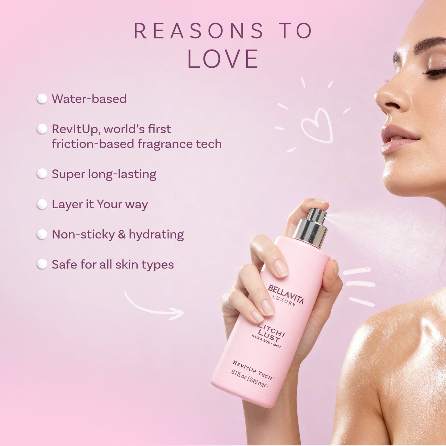 Bellavita Luxury - Litchi Lust - 240 ML