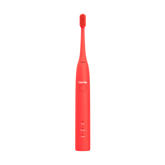 Bright Red Electric Toothbrush